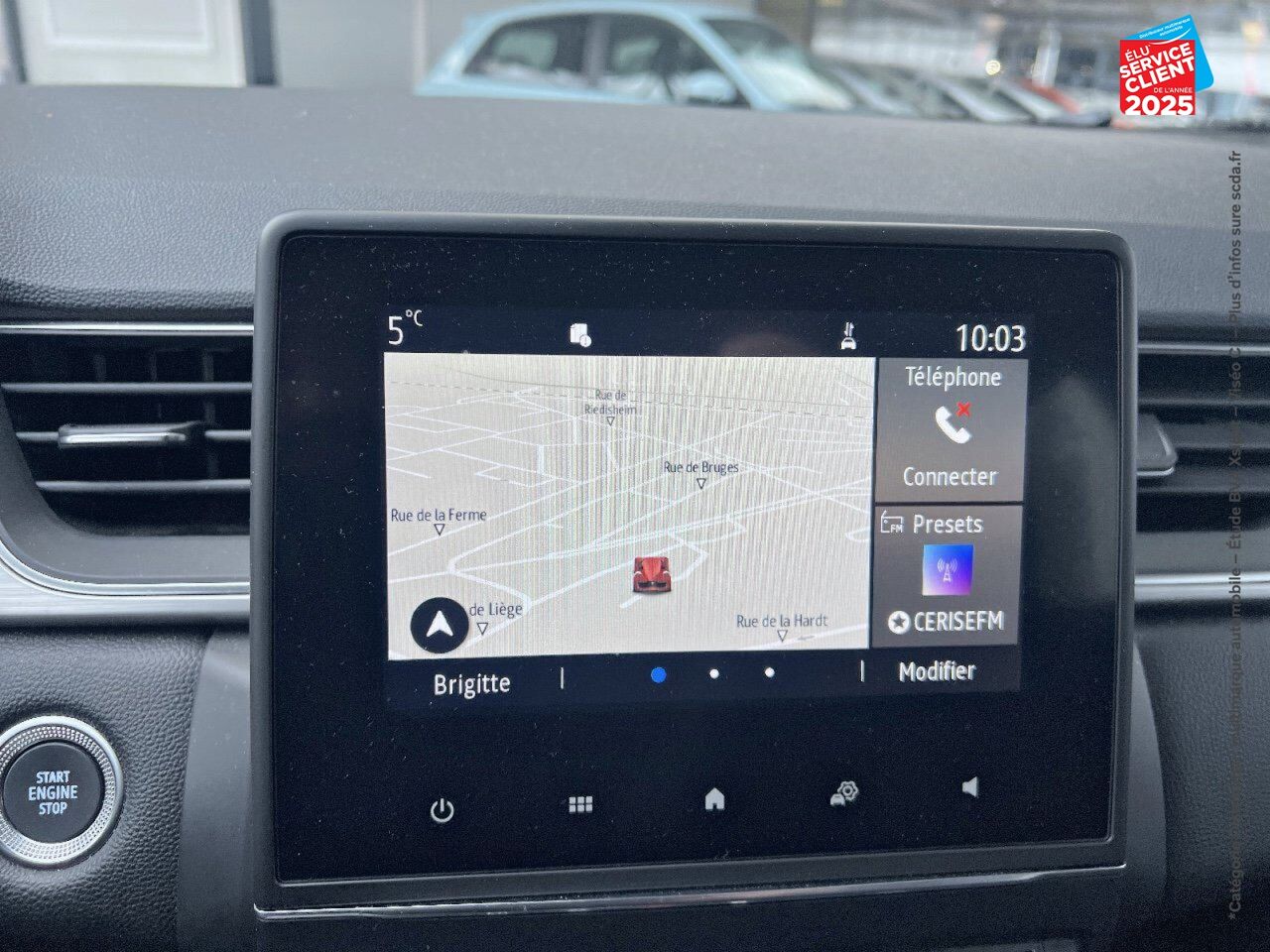 Véhicule d'occasion RENAULT CAPTUR 1.6 E-TECH HYBRIDE RECHARGEABLE 160CH INTENS -21 GPS CAMERA chez Renault Colmar