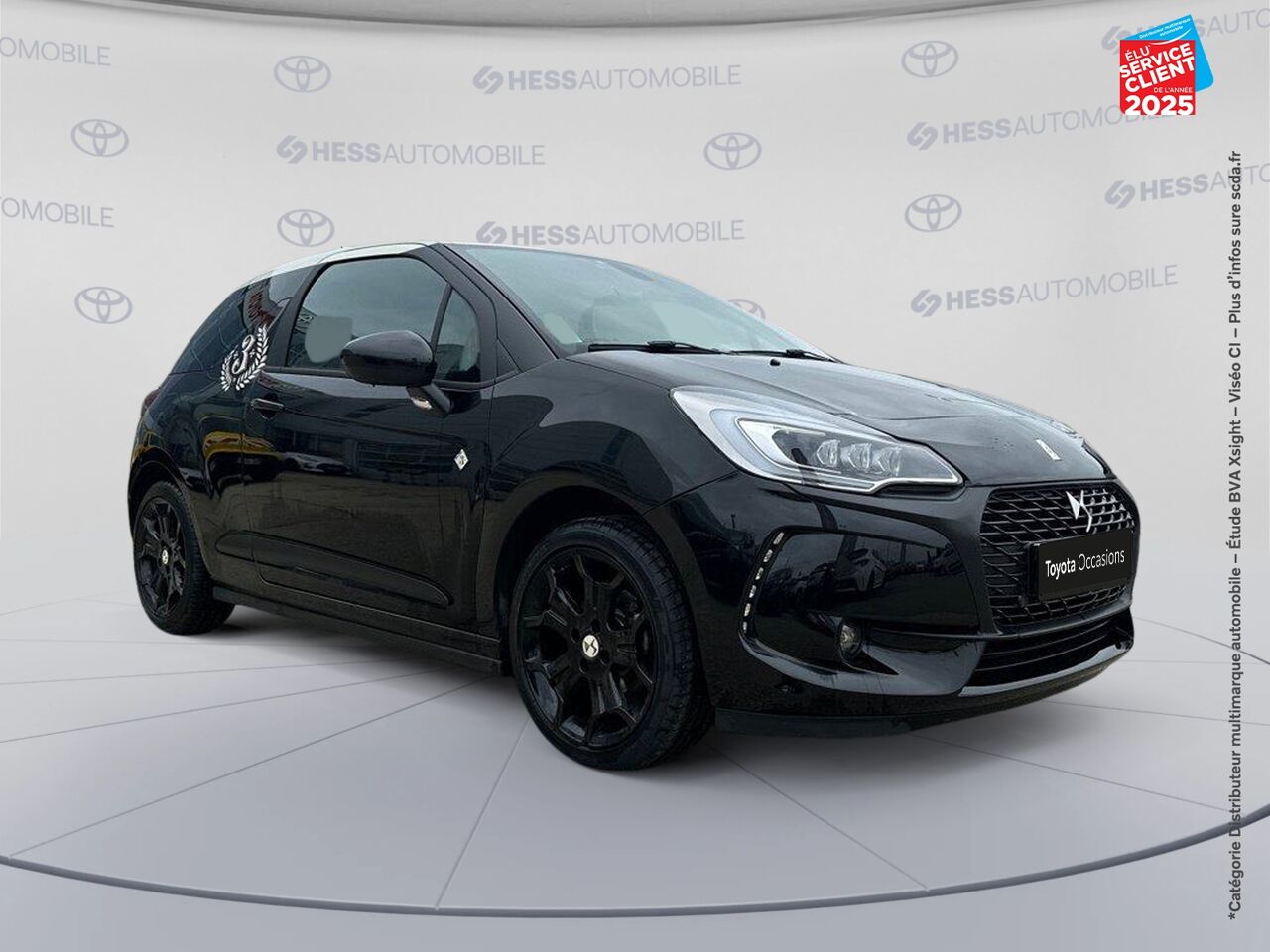 Véhicule d'occasion DS DS 3 PURETECH 110CH CAFE RACER AUTOMATIQUE SIEGES CHAUF/CUIR GPS CAMERA chez Renault Saint-Louis