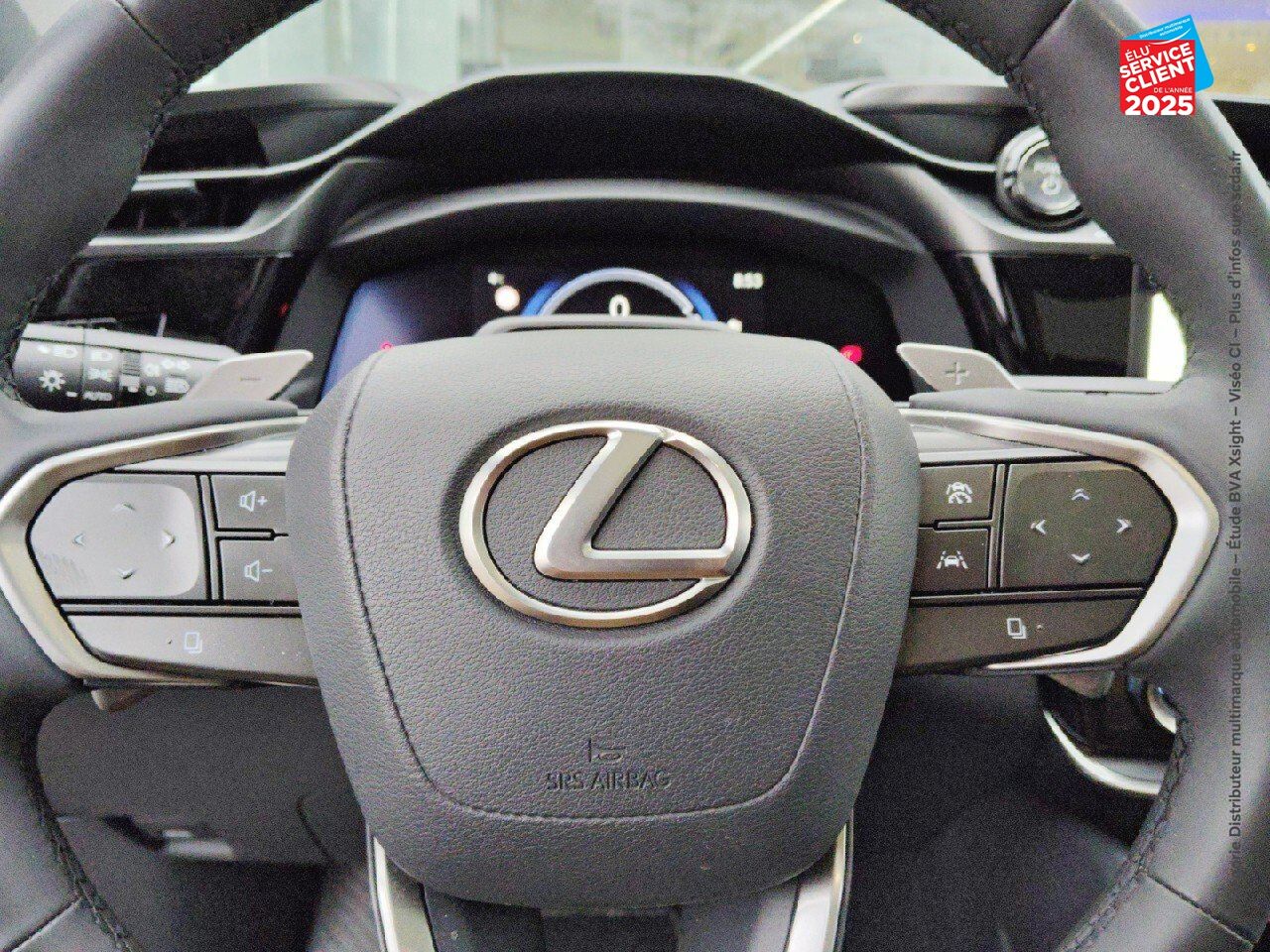 Véhicule d'occasion LEXUS RZ 450E EXECUTIVE TPANO SIEGES CHAUF/VENTIL VOLANT CHAUF GPS CAMERA chez BMW Pontarlier