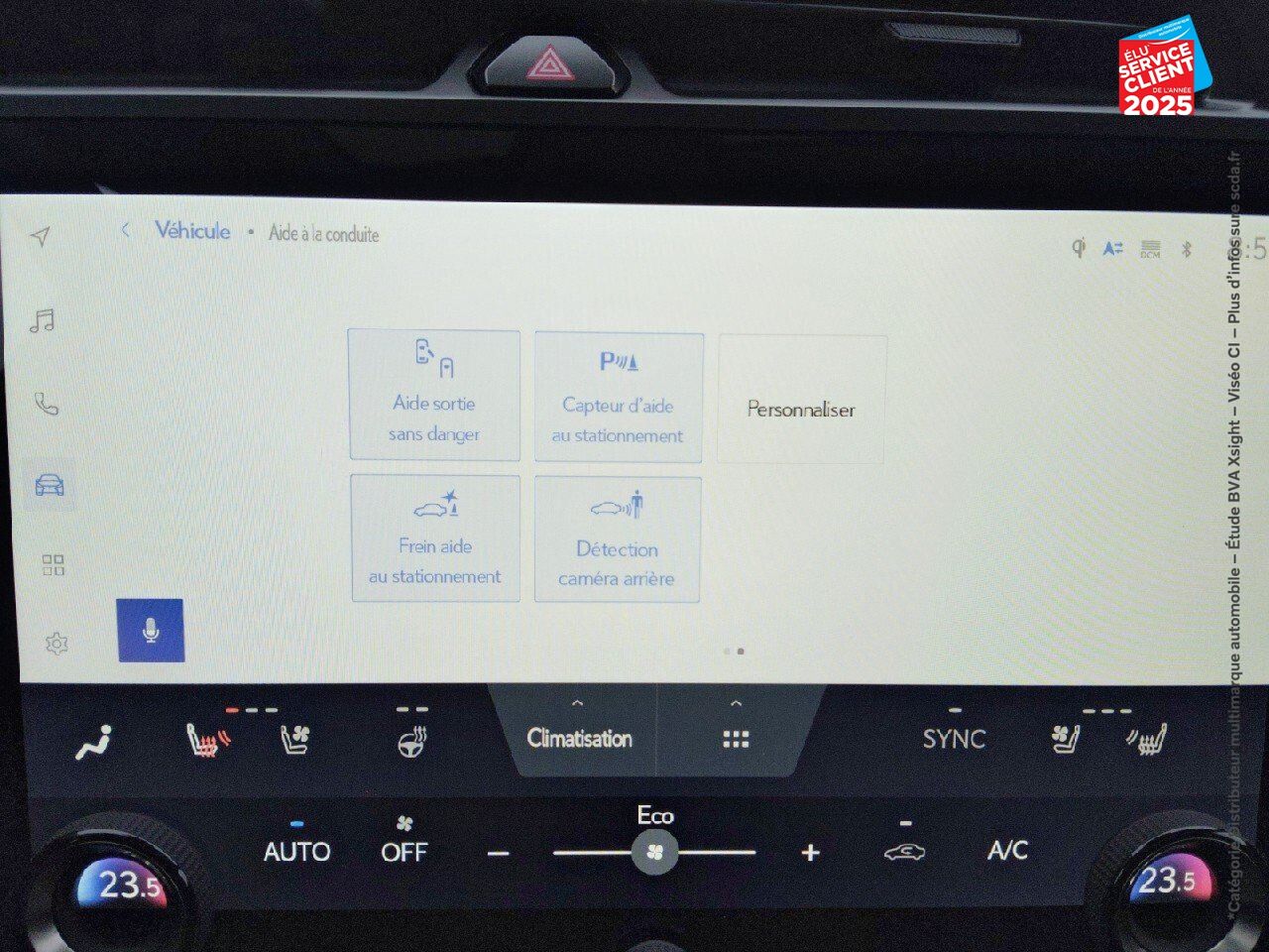 Véhicule d'occasion LEXUS RZ 450E EXECUTIVE TPANO SIEGES CHAUF/VENTIL VOLANT CHAUF GPS CAMERA chez BMW Pontarlier