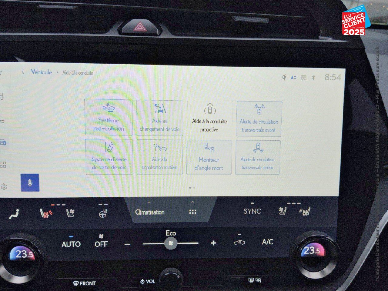 Véhicule d'occasion LEXUS RZ 450E EXECUTIVE TPANO SIEGES CHAUF/VENTIL VOLANT CHAUF GPS CAMERA chez BMW Pontarlier