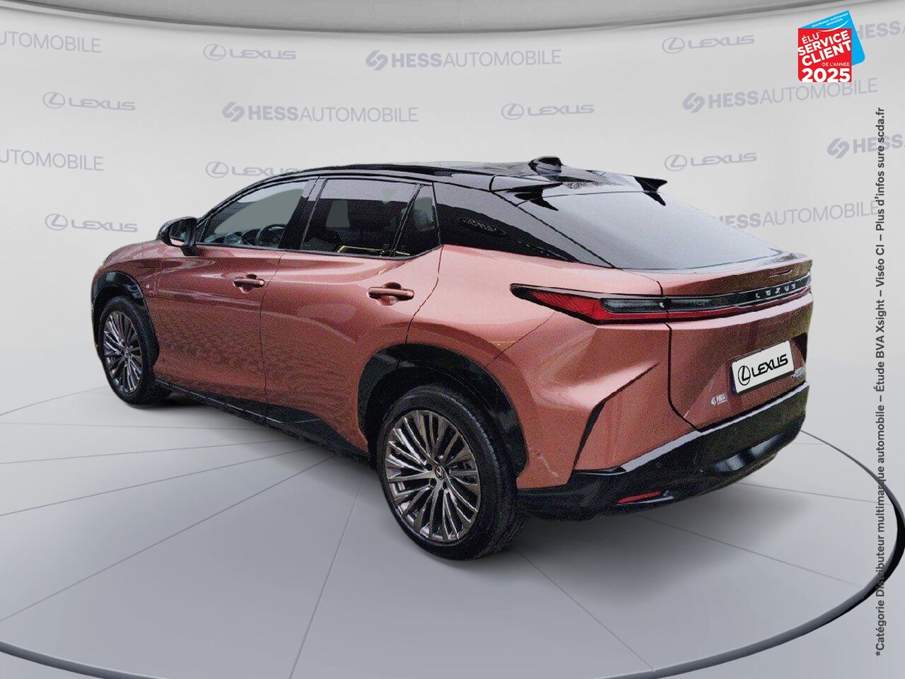 Véhicule d'occasion LEXUS RZ 450E EXECUTIVE TPANO SIEGES CHAUF/VENTIL VOLANT CHAUF GPS CAMERA chez BMW Pontarlier