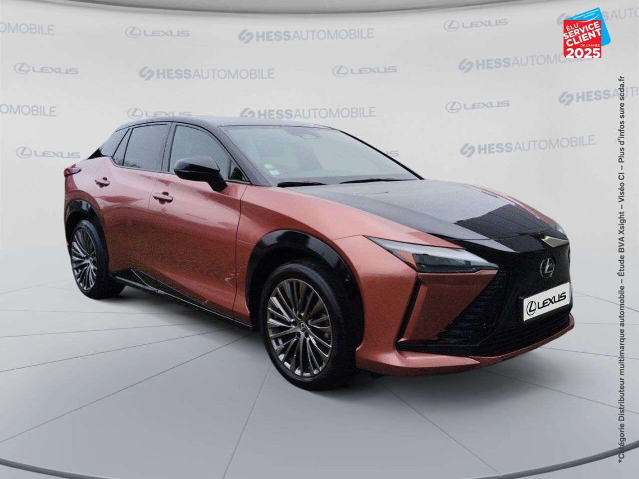 Véhicule d'occasion LEXUS RZ 450E EXECUTIVE TPANO SIEGES CHAUF/VENTIL VOLANT CHAUF GPS CAMERA chez BMW Pontarlier