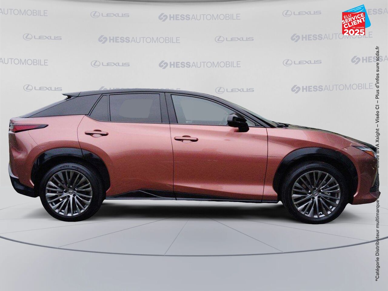 Véhicule d'occasion LEXUS RZ 450E EXECUTIVE TPANO SIEGES CHAUF/VENTIL VOLANT CHAUF GPS CAMERA chez BMW Pontarlier