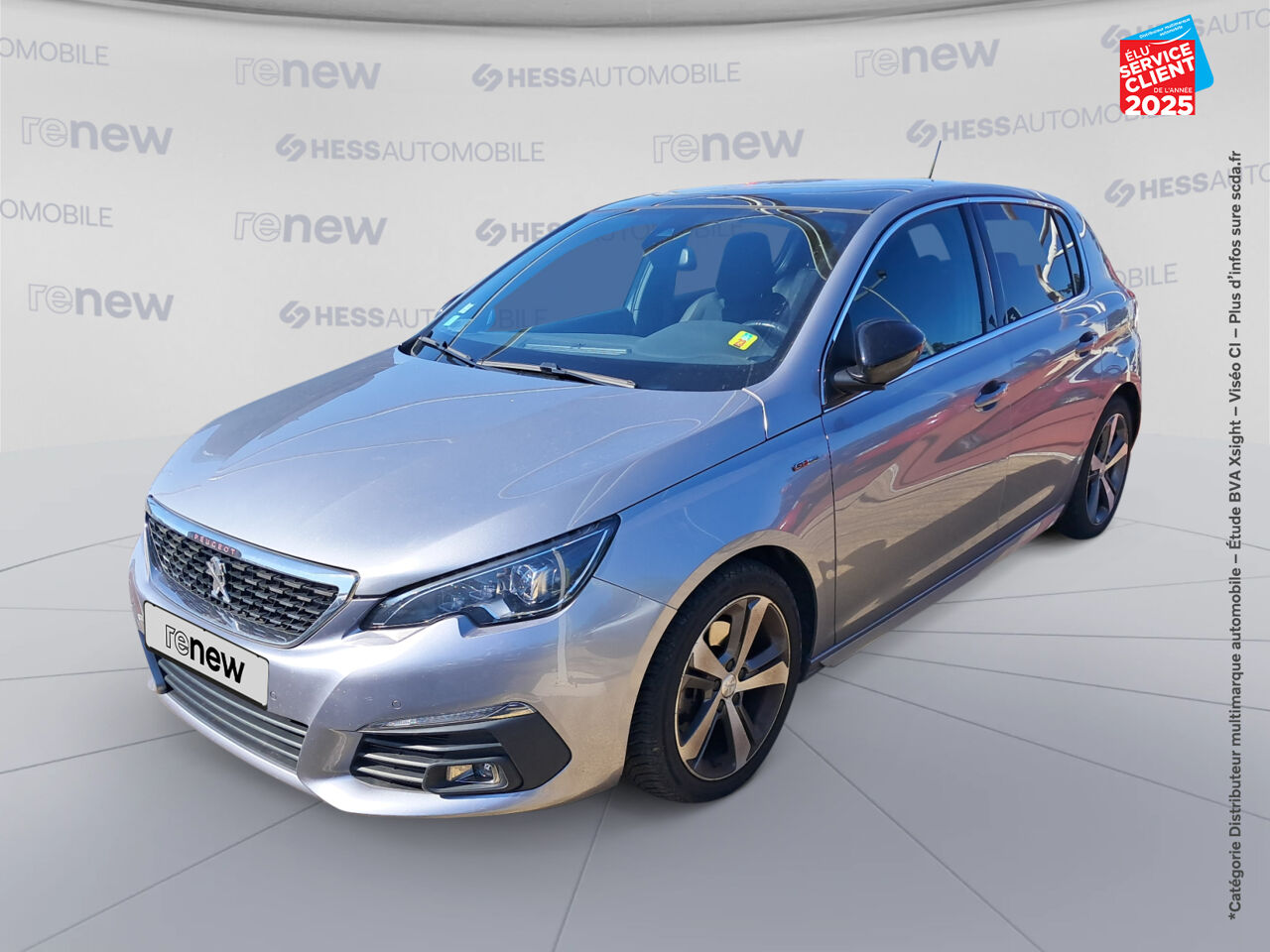 Véhicule d'occasion PEUGEOT 308 2.0 BLUEHDI 150CH S/S GT LINE EAT6 GPS CAMERA chez Renault Colmar