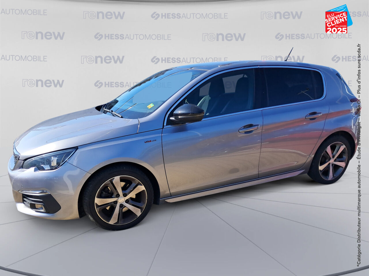 Véhicule d'occasion PEUGEOT 308 2.0 BLUEHDI 150CH S/S GT LINE EAT6 GPS CAMERA chez Renault Colmar