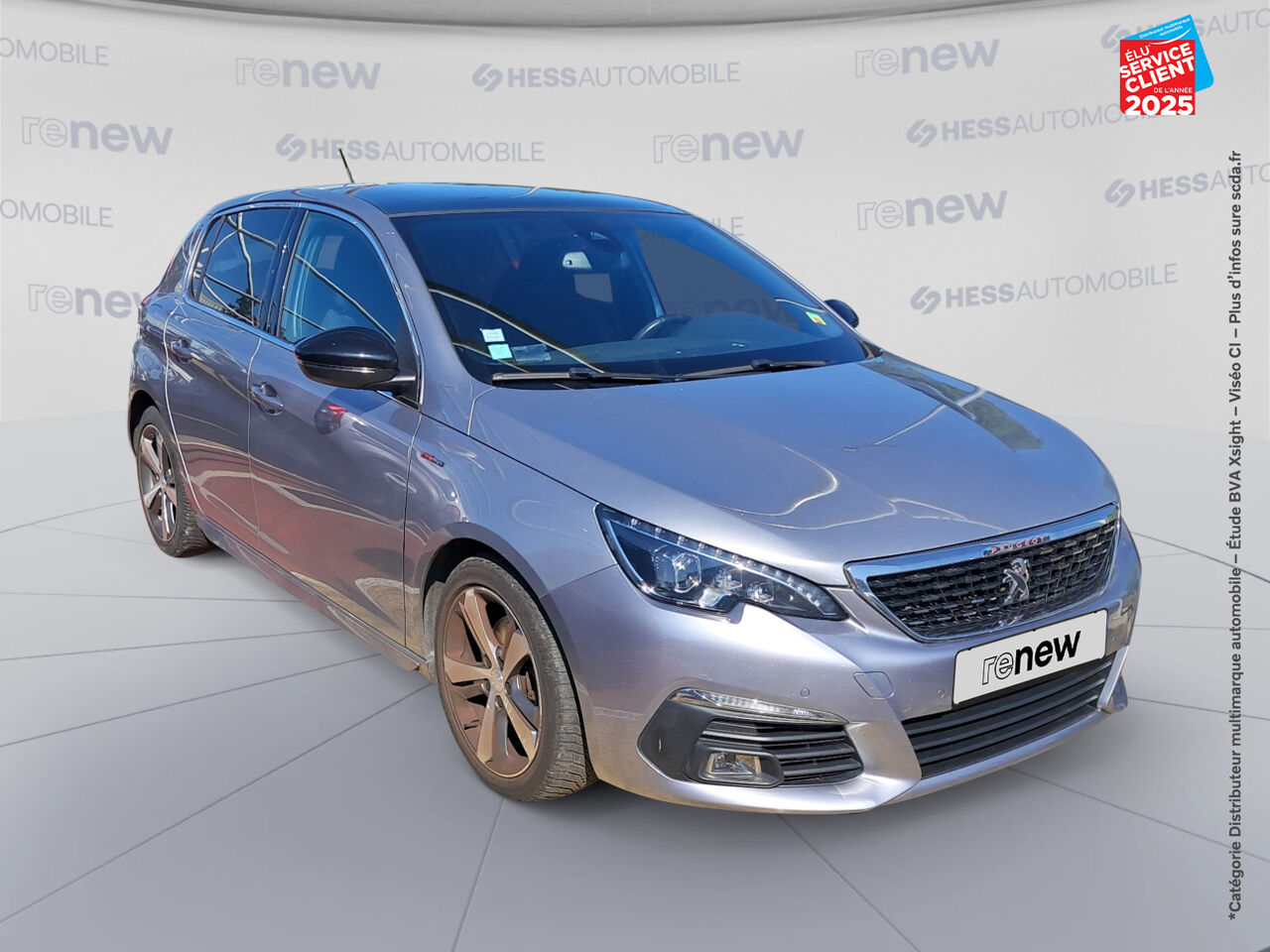 Véhicule d'occasion PEUGEOT 308 2.0 BLUEHDI 150CH S/S GT LINE EAT6 GPS CAMERA chez Renault Colmar
