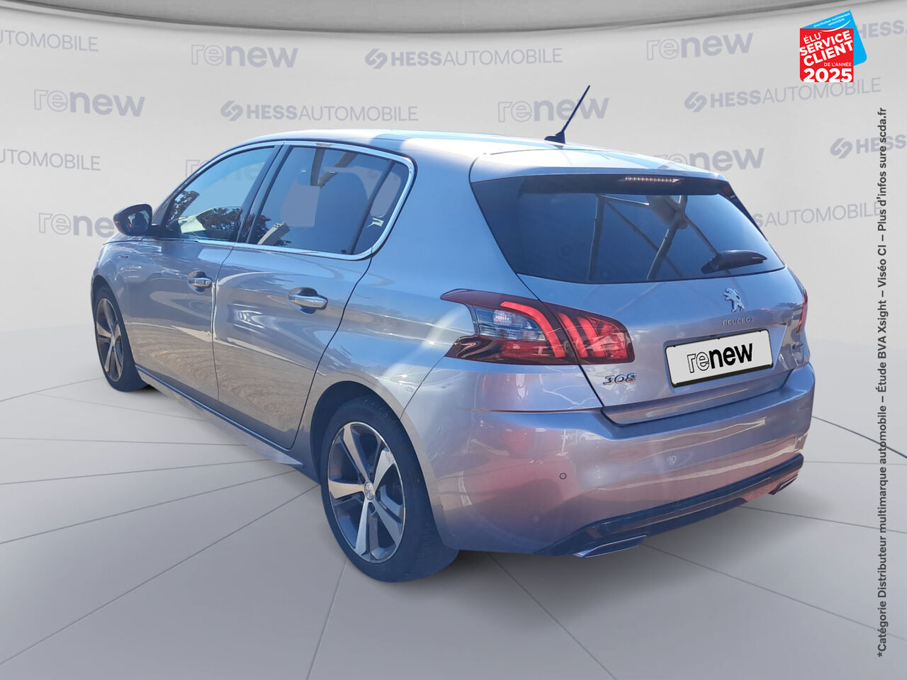 Véhicule d'occasion PEUGEOT 308 2.0 BLUEHDI 150CH S/S GT LINE EAT6 GPS CAMERA chez Renault Colmar