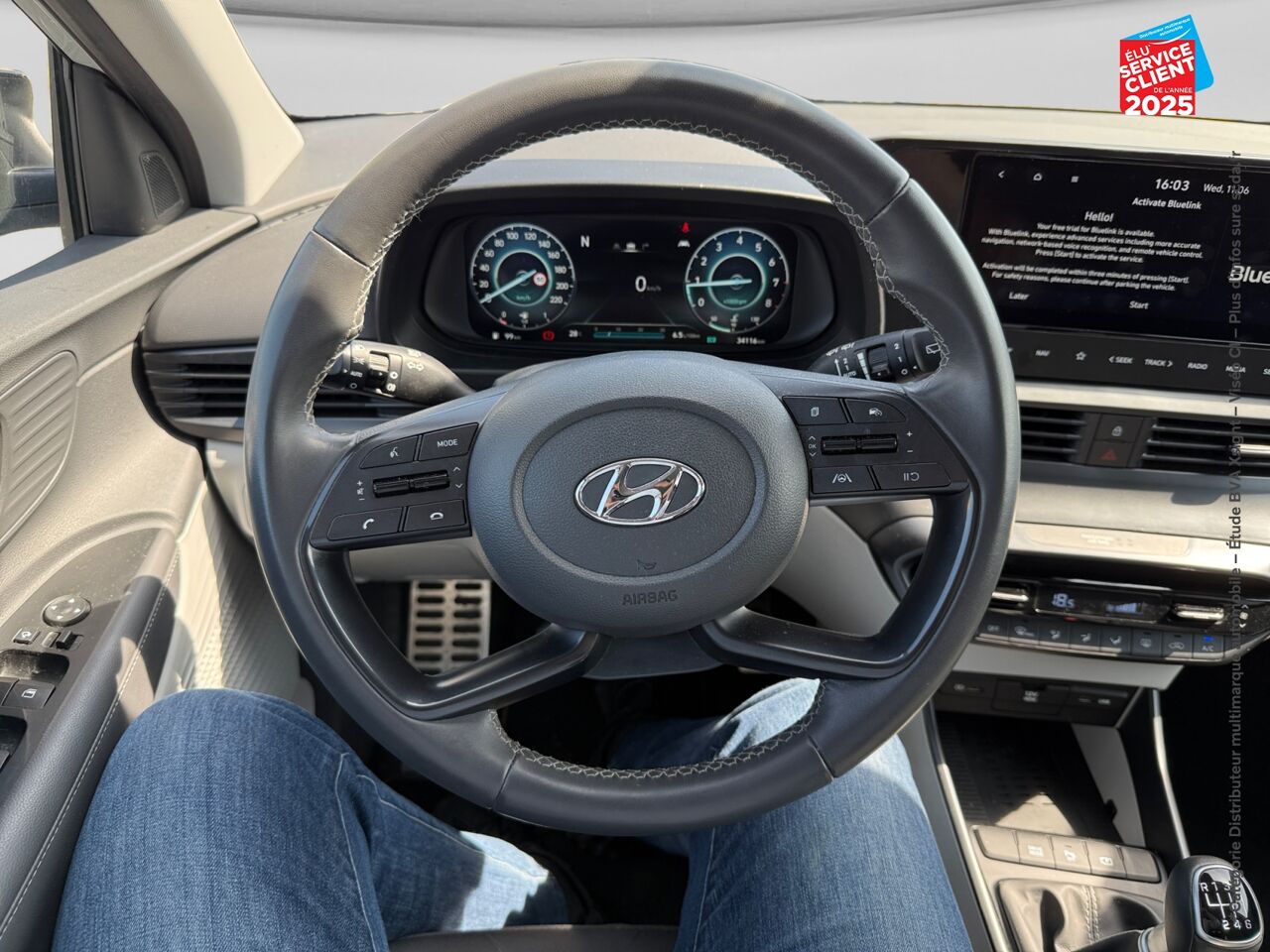 Véhicule d'occasion HYUNDAI BAYON 1.0 T-GDI 100CH HYBRID 48V CREATIVE CAMERA chez Hyundai Reims