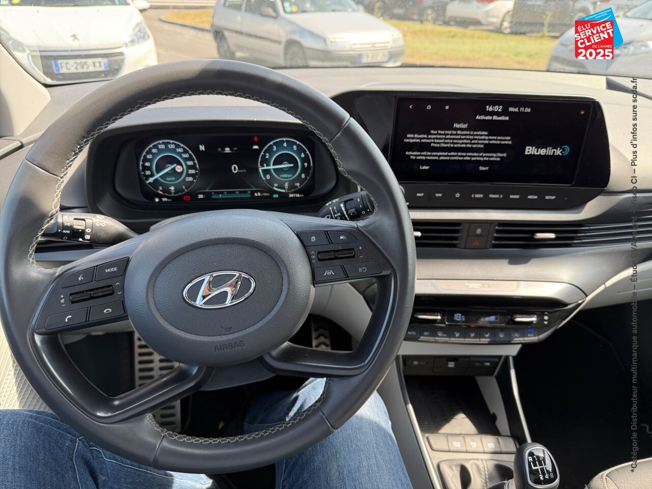 Véhicule d'occasion HYUNDAI BAYON 1.0 T-GDI 100CH HYBRID 48V CREATIVE CAMERA chez Hyundai Reims