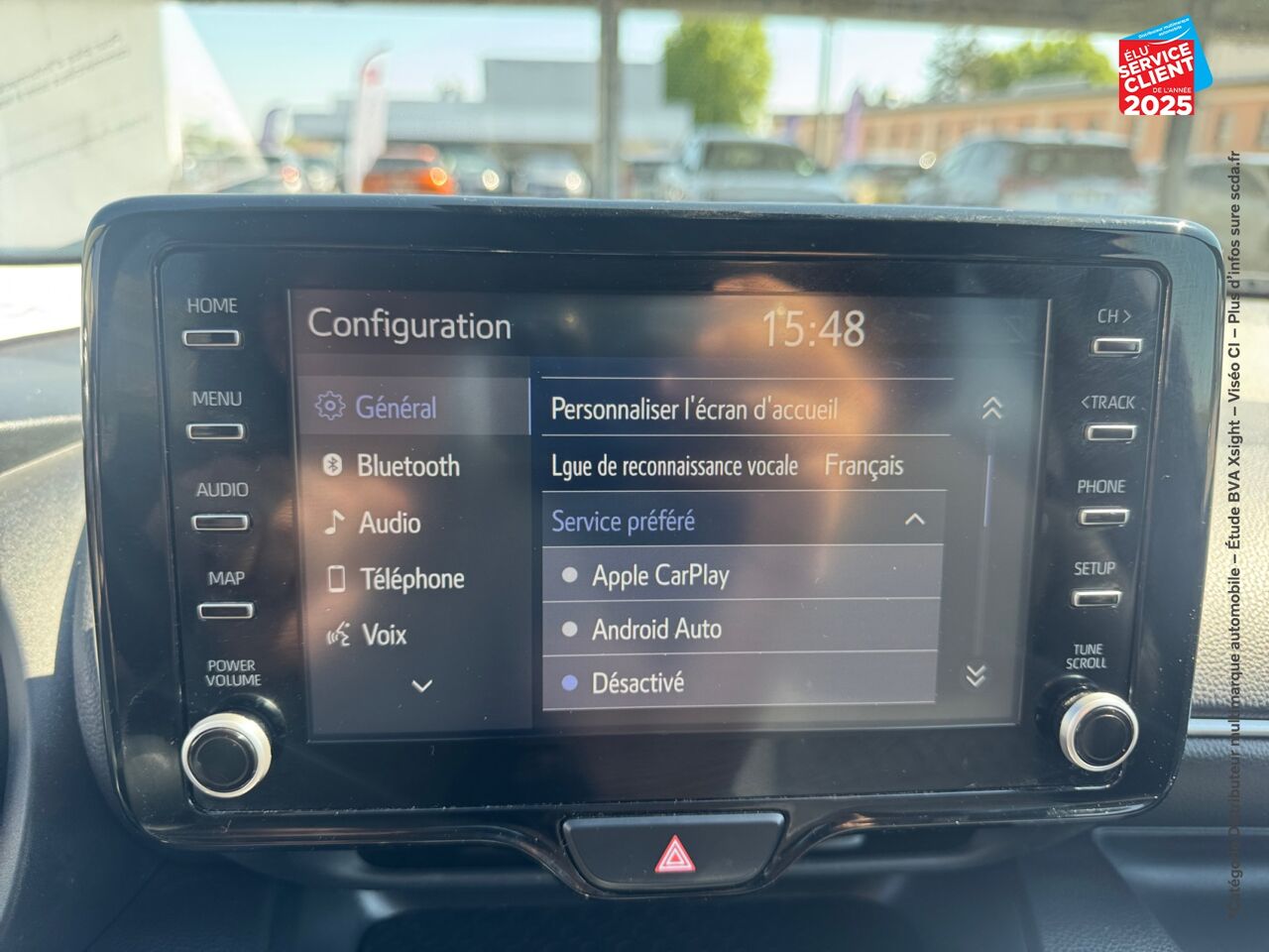Véhicule d'occasion TOYOTA YARIS 116H DESIGN 5P MY22 CAMERA CARPLAY chez Dacia Belfort