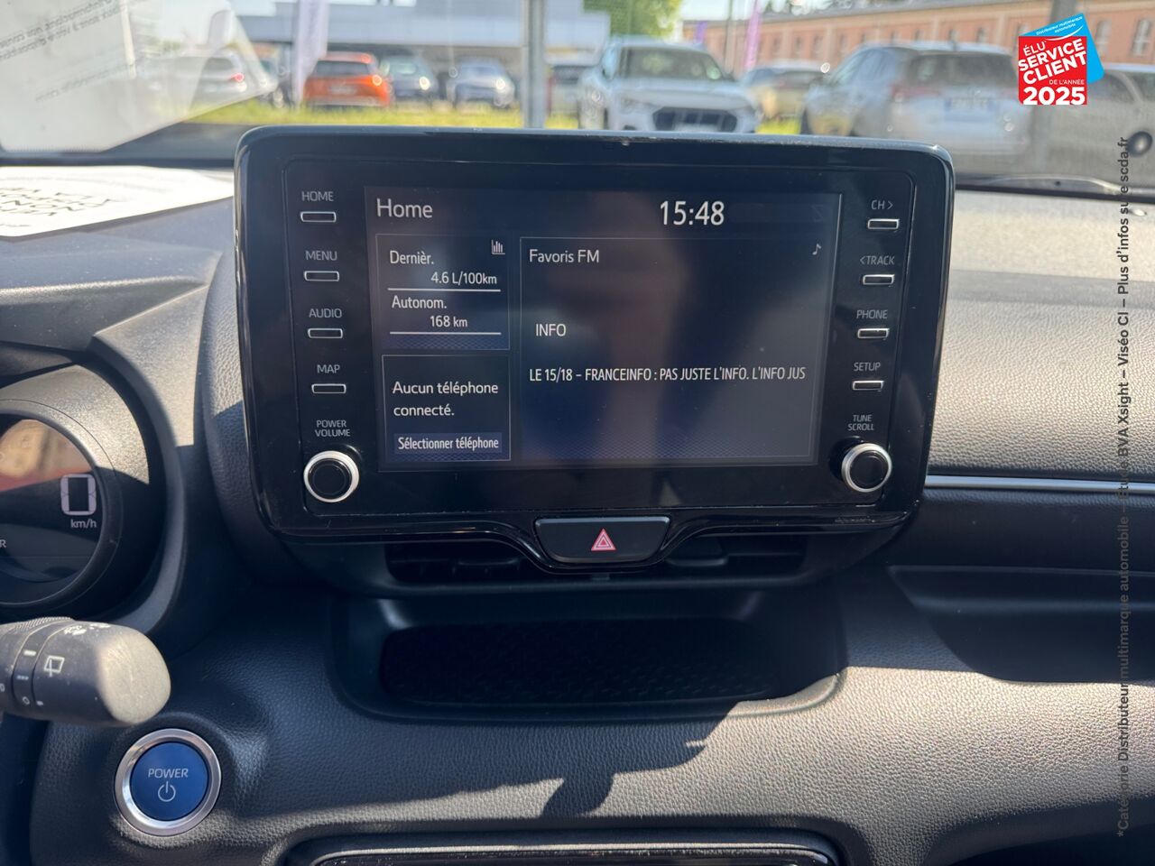 Véhicule d'occasion TOYOTA YARIS 116H DESIGN 5P MY22 CAMERA CARPLAY chez Dacia Belfort