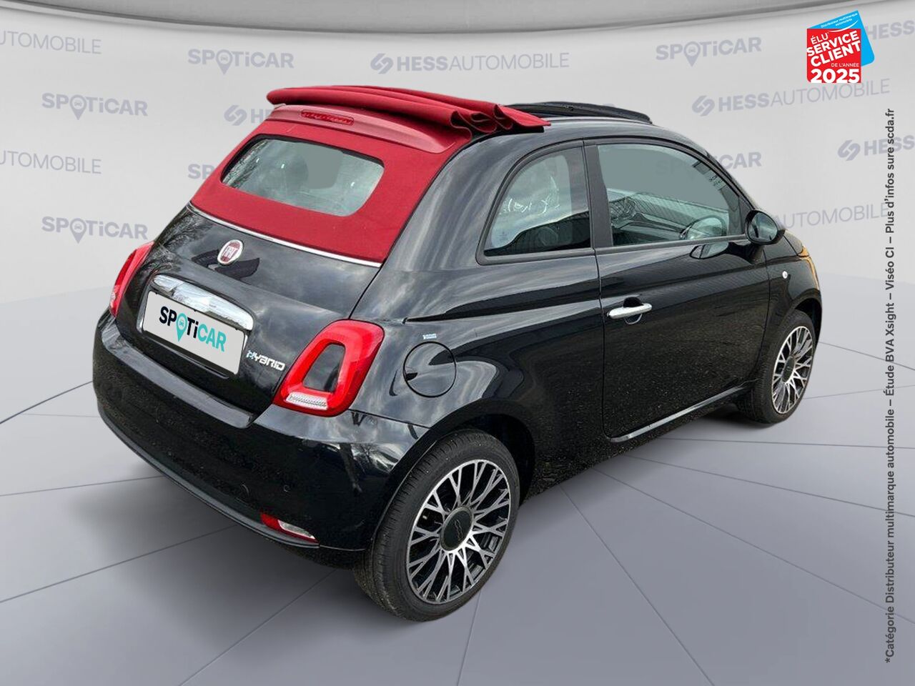 Véhicule d'occasion FIAT 500C 1.0 70CH BSG SS PACK CONFORT chez Renault Sélestat