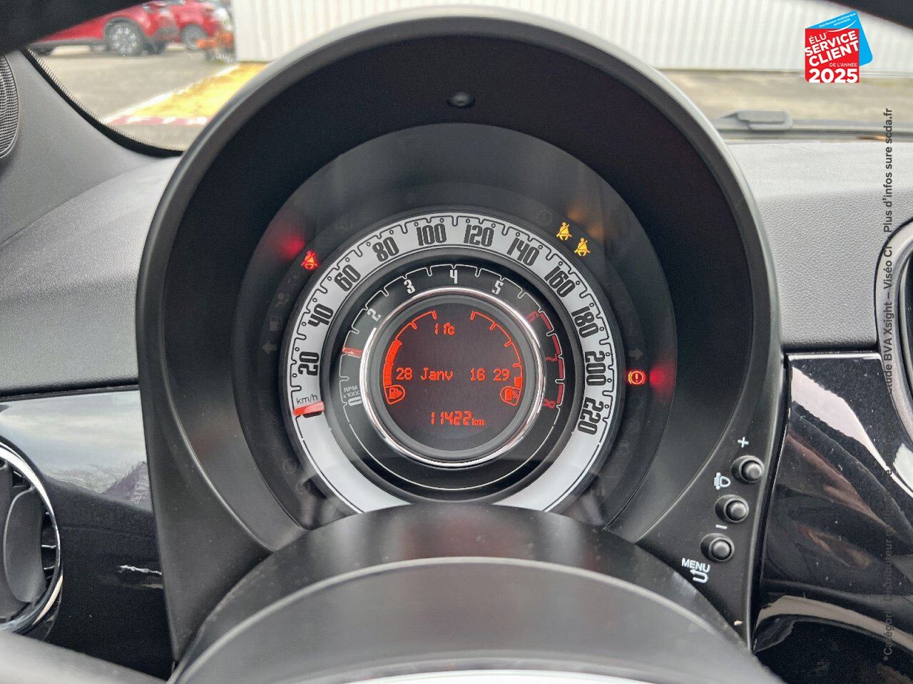 Véhicule d'occasion FIAT 500C 1.0 70CH BSG SS PACK CONFORT chez Renault Sélestat