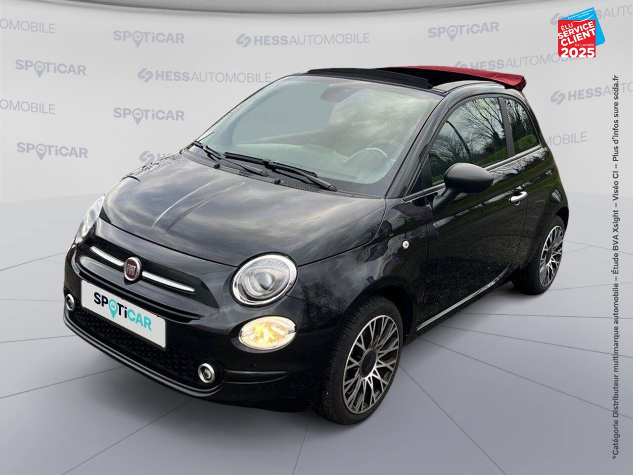 Véhicule d'occasion FIAT 500C 1.0 70CH BSG SS PACK CONFORT chez Renault Sélestat