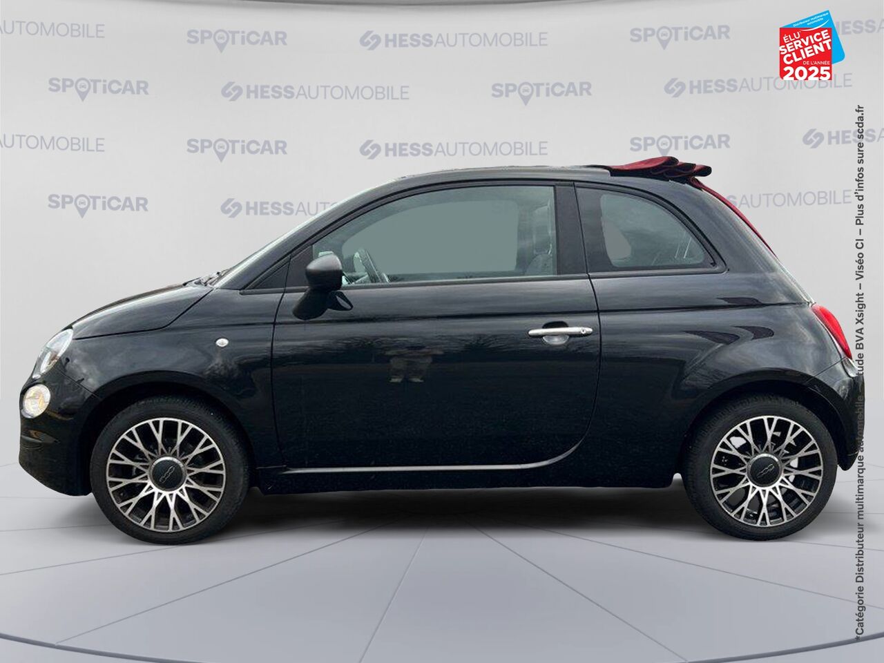Véhicule d'occasion FIAT 500C 1.0 70CH BSG SS PACK CONFORT chez Renault Sélestat