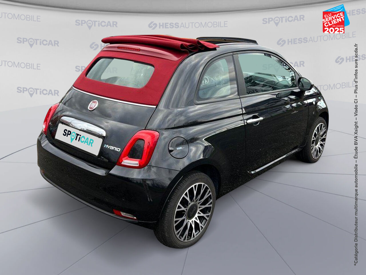 Véhicule d'occasion FIAT 500C 1.0 70CH BSG S/S PACK CONFORT chez Opel Saint-Dizier
