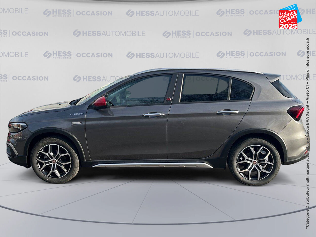 Véhicule d'occasion FIAT TIPO CROSS 1.5 FIREFLY TURBO 130CH S/S RED HYBRID DCT7 MY22 CARPLAY chez Toyota Thionville