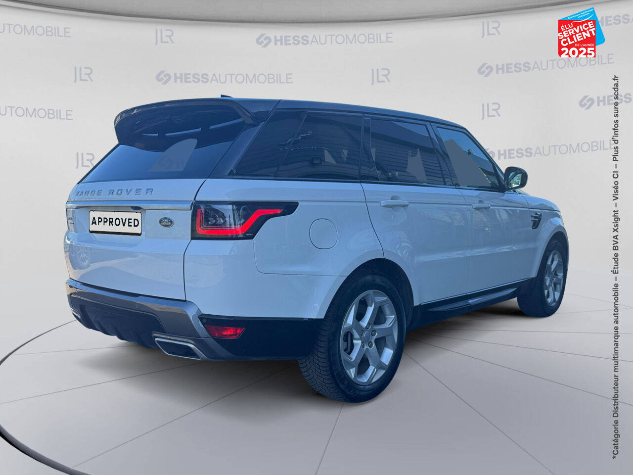 Véhicule d'occasion LAND-ROVER RANGE ROVER SPORT 2.0 P400E 404CH HSE MARK VII TOUVRANT SIEGES CHAUF/CUIR GPS CAMERA MERIDIAN chez Land Rover Strasbourg