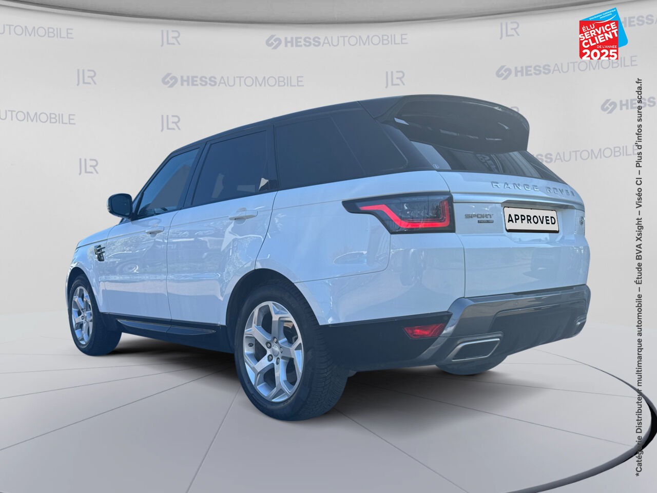 Véhicule d'occasion LAND-ROVER RANGE ROVER SPORT 2.0 P400E 404CH HSE MARK VII TOUVRANT SIEGES CHAUF/CUIR GPS CAMERA MERIDIAN chez Land Rover Strasbourg