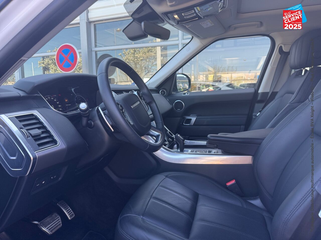 Véhicule d'occasion LAND-ROVER RANGE ROVER SPORT 2.0 P400E 404CH HSE MARK VII TOUVRANT SIEGES CHAUF/CUIR GPS CAMERA MERIDIAN chez Land Rover Strasbourg