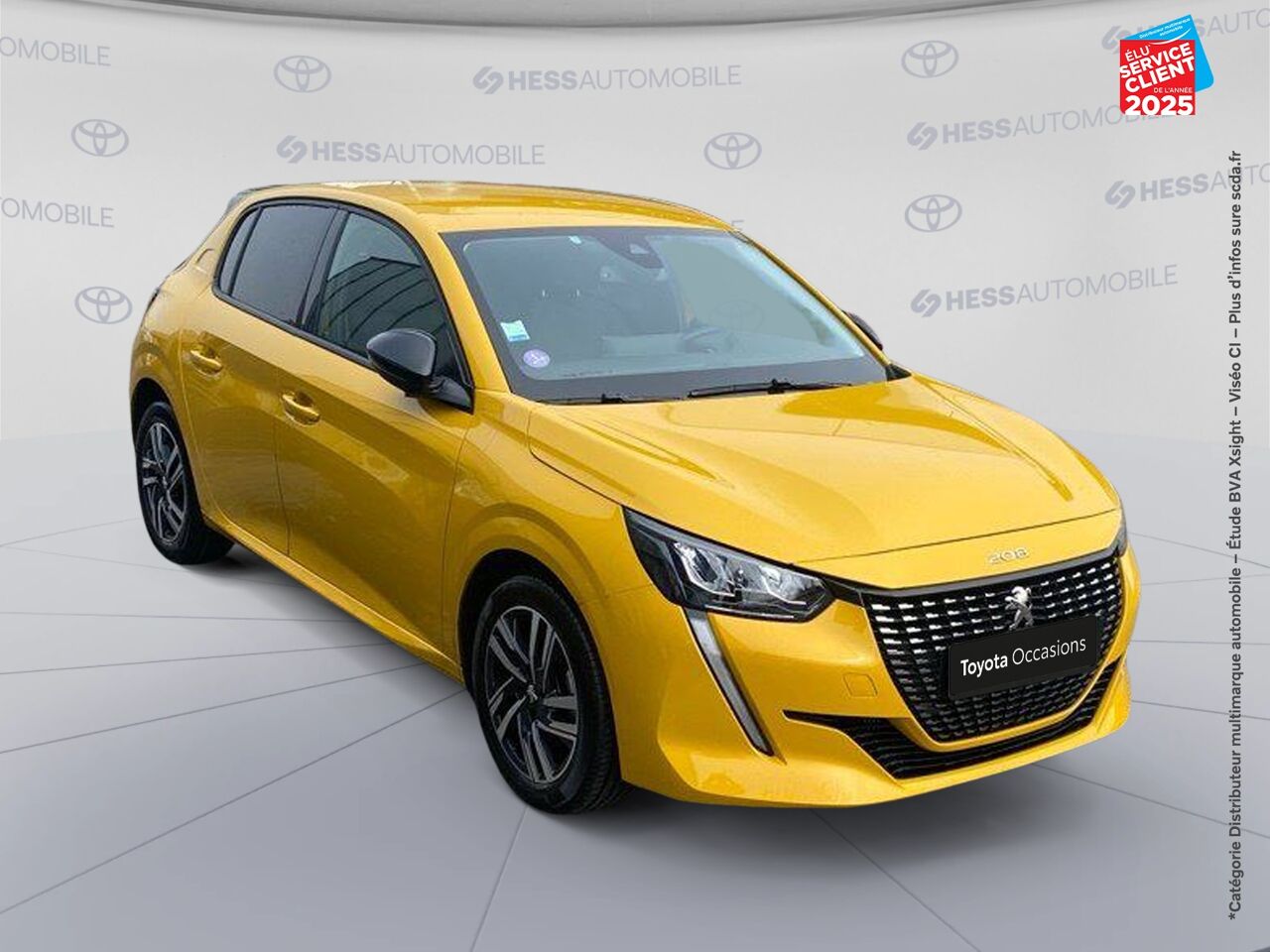 Véhicule d'occasion PEUGEOT 208 1.2 PURETECH 100CH S/S ALLURE PACK EAT8 CAMERA CARPLAY chez Renault Strasbourg