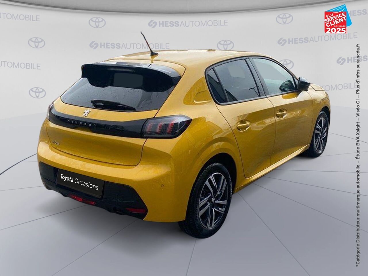 Véhicule d'occasion PEUGEOT 208 1.2 PURETECH 100CH S/S ALLURE PACK EAT8 CAMERA CARPLAY chez Renault Strasbourg