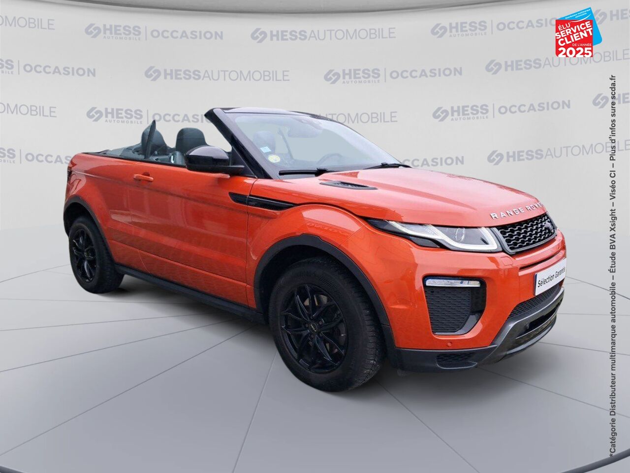 Véhicule d'occasion LAND-ROVER RANGE EVOQUE CAB 2.0 TD4 180 HSE DYNAMIC BVA MARK IV SIEGES CHAUF/CUIR GPS CAMERA MERIDIAN chez BMW Besançon