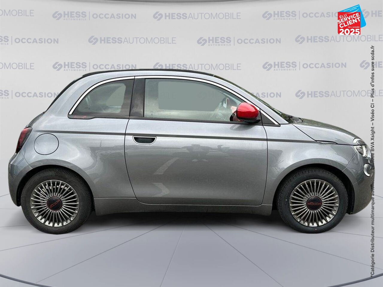 Véhicule d'occasion FIAT 500C E 95CH RED GPS CAMERA chez Opel Bar le Duc