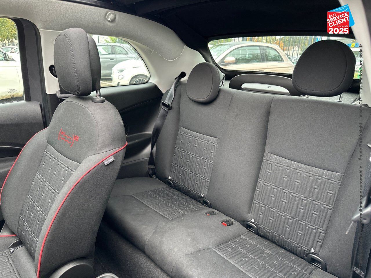 Véhicule d'occasion FIAT 500C E 95CH RED GPS CAMERA chez Opel Bar le Duc