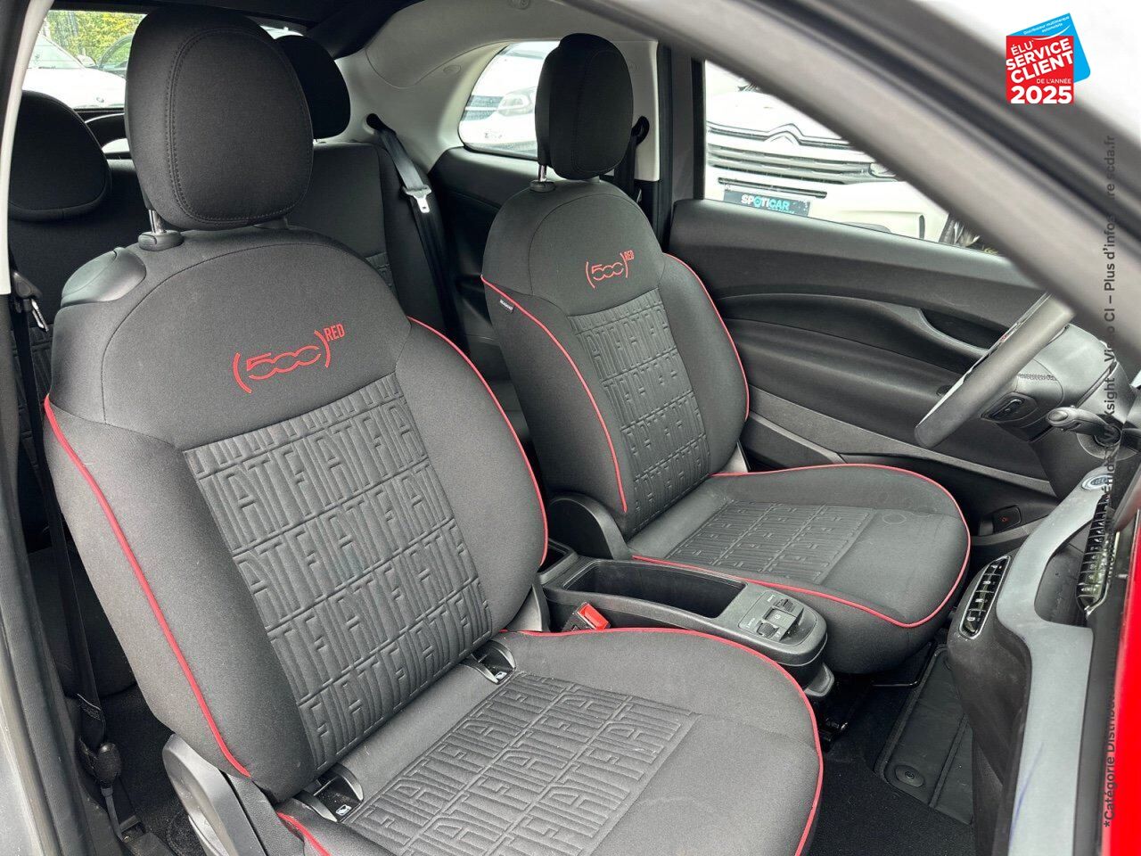 Véhicule d'occasion FIAT 500C E 95CH RED GPS CAMERA chez Opel Bar le Duc