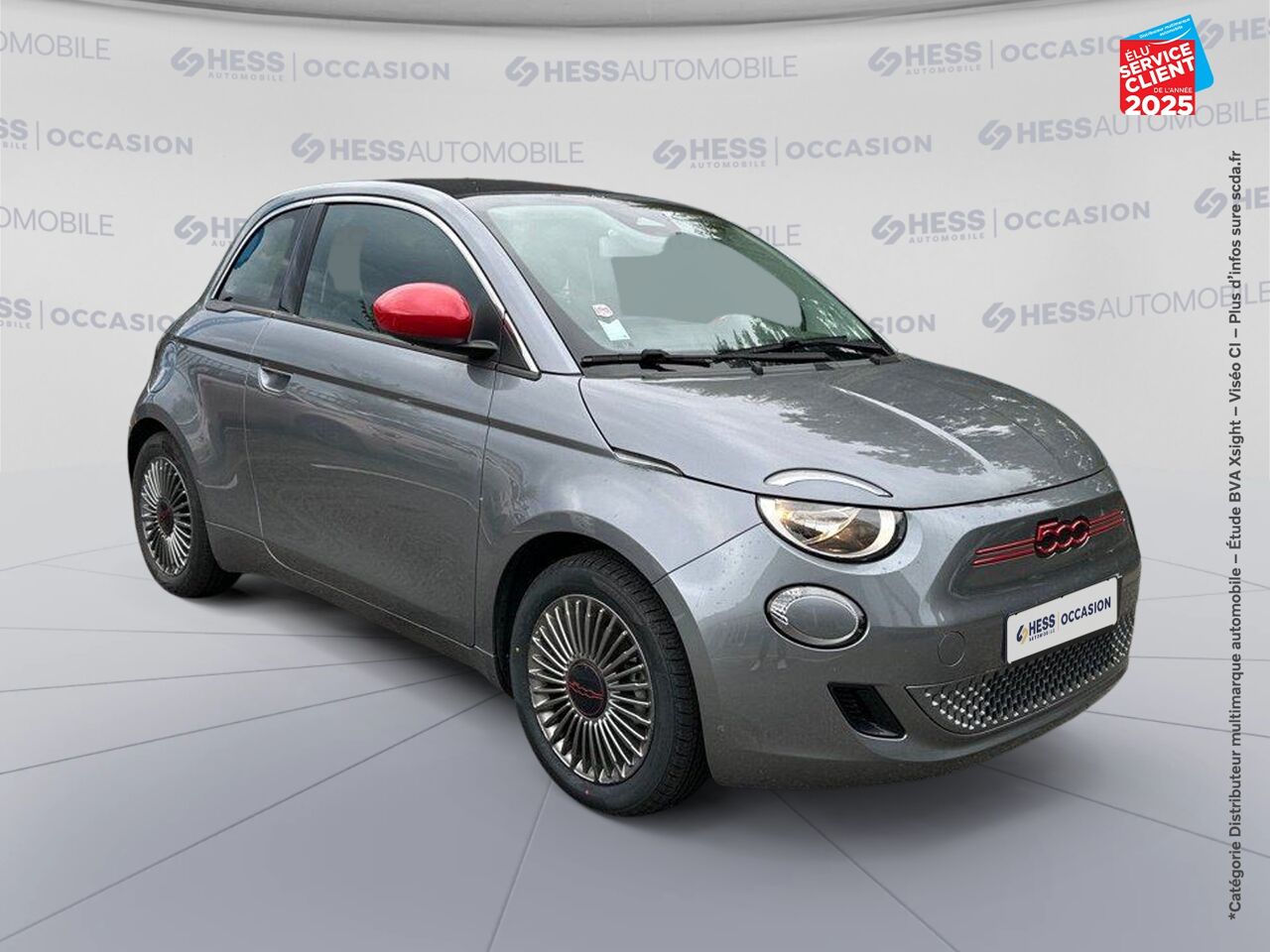 Véhicule d'occasion FIAT 500C E 95CH RED GPS CAMERA chez Opel Bar le Duc