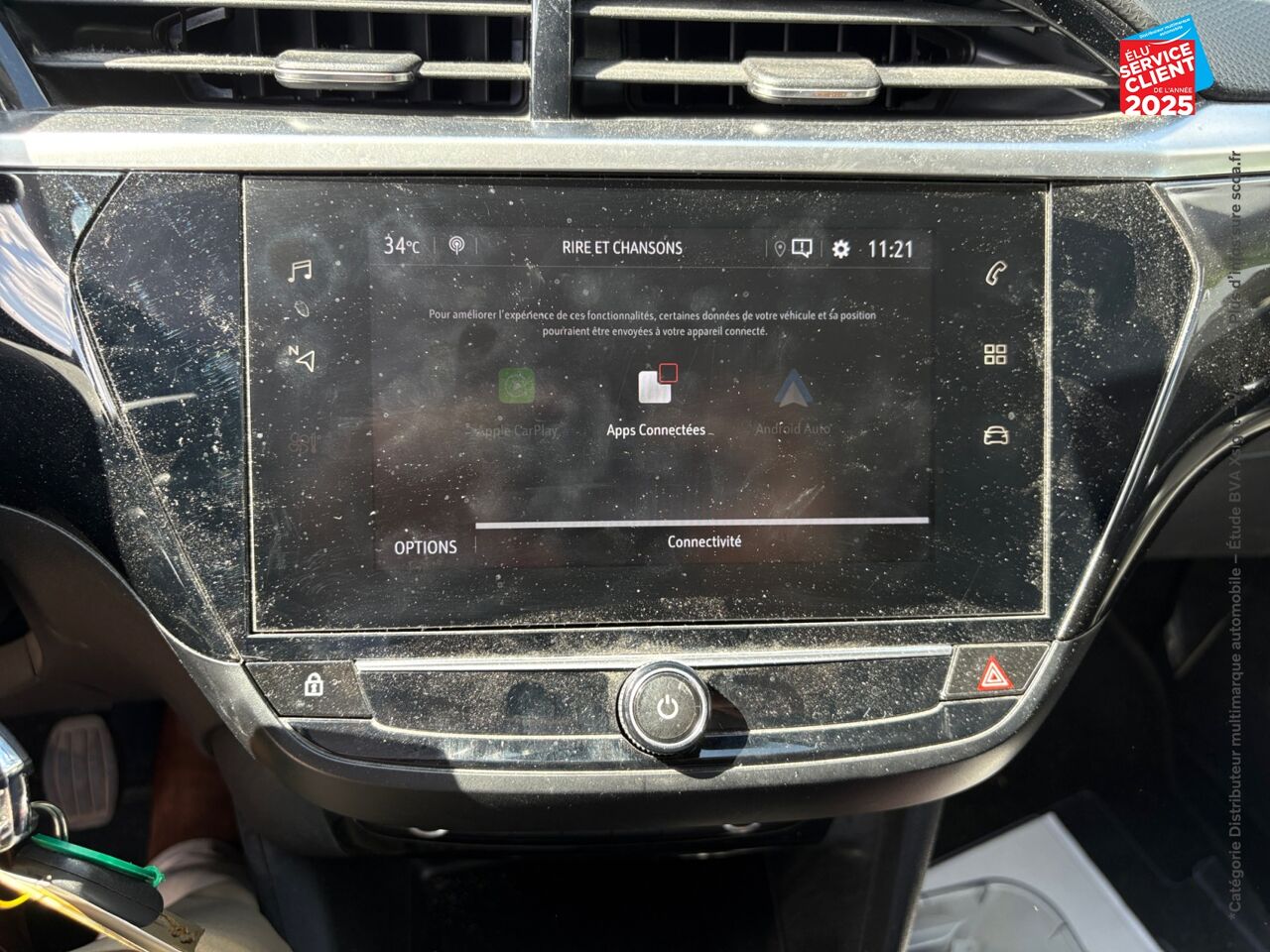 Véhicule d'occasion OPEL CORSA 1.2 TURBO 100CH ELEGANCE GPS chez Opel Besançon