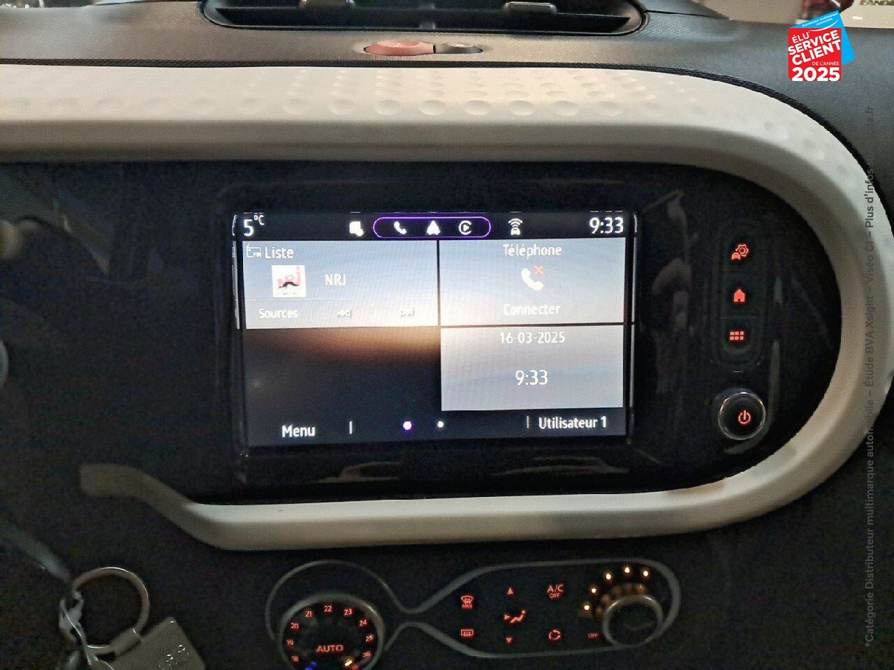 Véhicule d'occasion RENAULT TWINGO E-TECH ELECTRIC ZEN R80 ACHAT INTEGRAL - 21MY chez Hyundai Reims