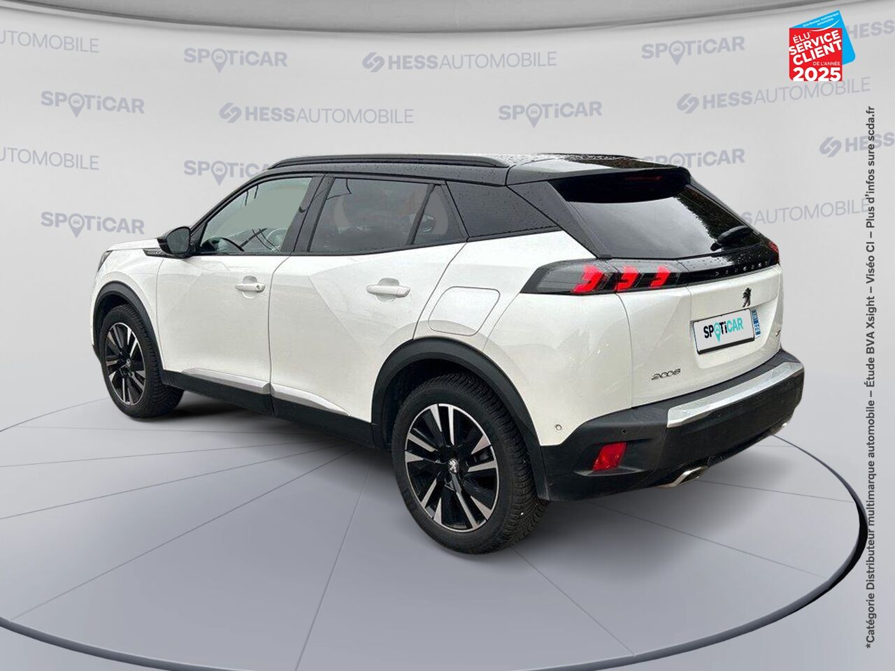 Véhicule d'occasion PEUGEOT 2008 1.2 PURETECH 155CH S/S GT EAT8 SIEGES CHAUF/CUIR GPS CAMERA chez Toyota Thionville