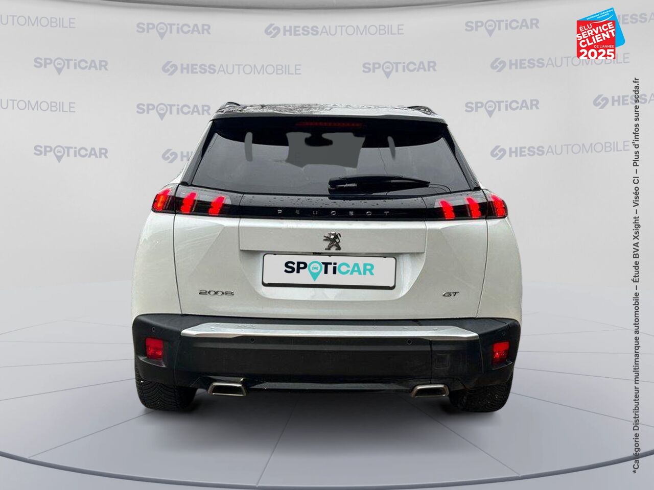 Véhicule d'occasion PEUGEOT 2008 1.2 PURETECH 155CH S/S GT EAT8 SIEGES CHAUF/CUIR GPS CAMERA chez Toyota Thionville