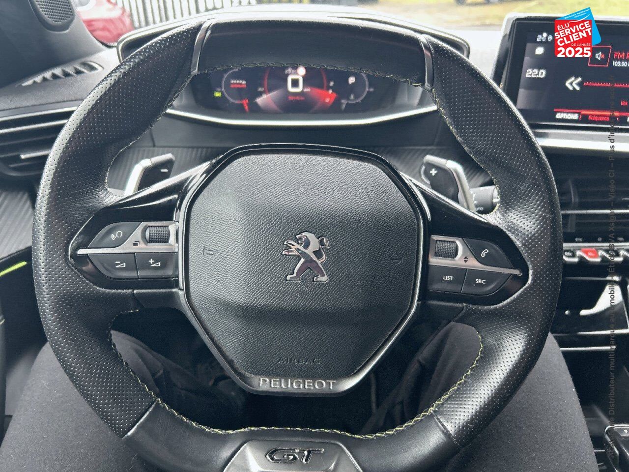 Véhicule d'occasion PEUGEOT 2008 1.2 PURETECH 155CH S/S GT EAT8 SIEGES CHAUF/CUIR GPS CAMERA chez Toyota Thionville