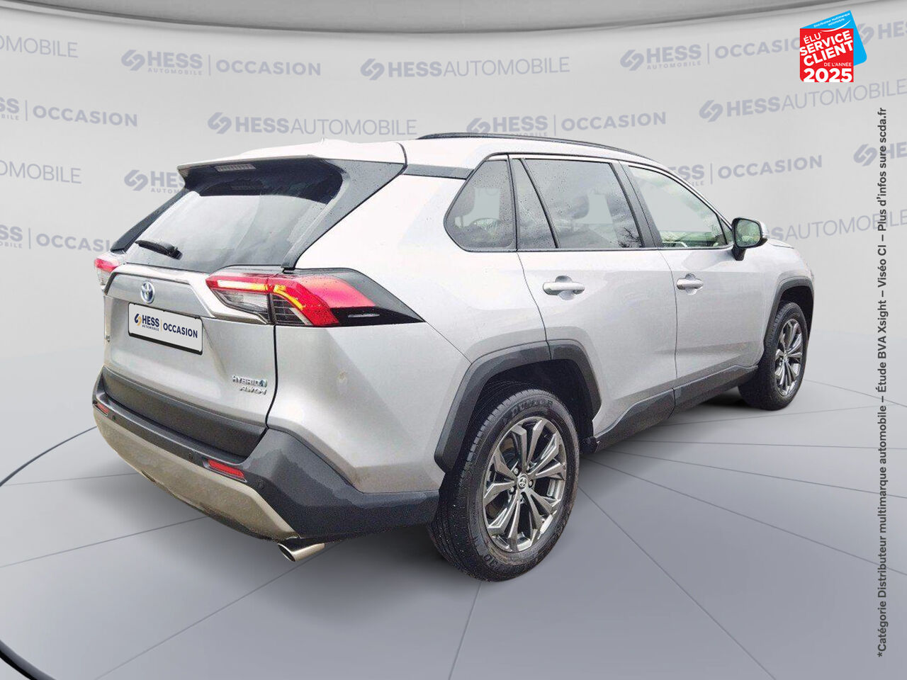 Véhicule d'occasion TOYOTA RAV4 2.5 HYBRIDE 218CH DYNAMIC 2WD MY24 chez Toyota Sarreguemines