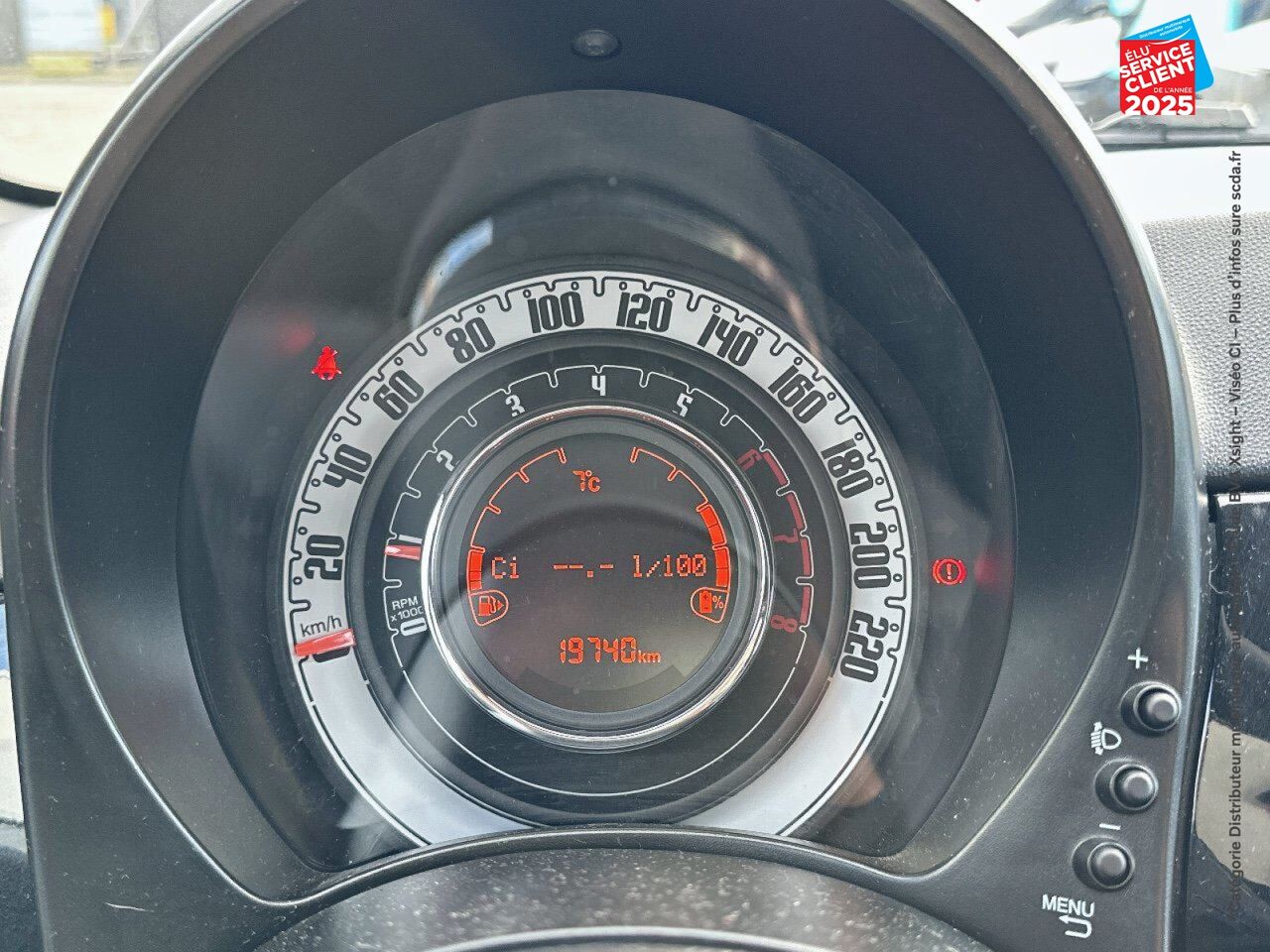 Véhicule d'occasion FIAT 500 1.0 70CH BSG SS chez Toyota Saint Dizier