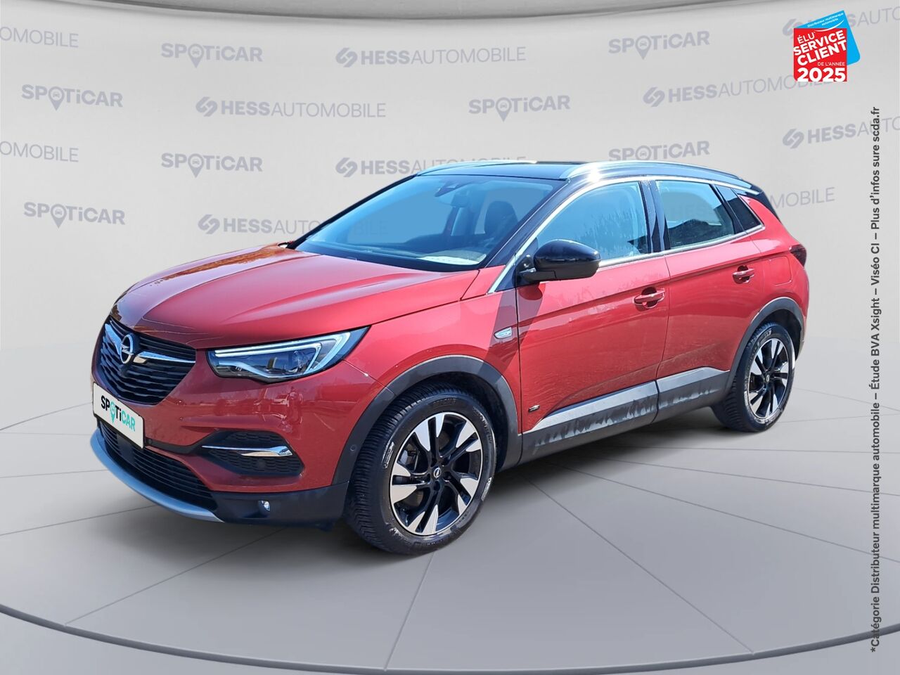 Véhicule d'occasion OPEL GRANDLAND 1.6 TURBO 225CH HYBRIDE ELEGANCE BUSINESS MY23 chez HESS Automobile