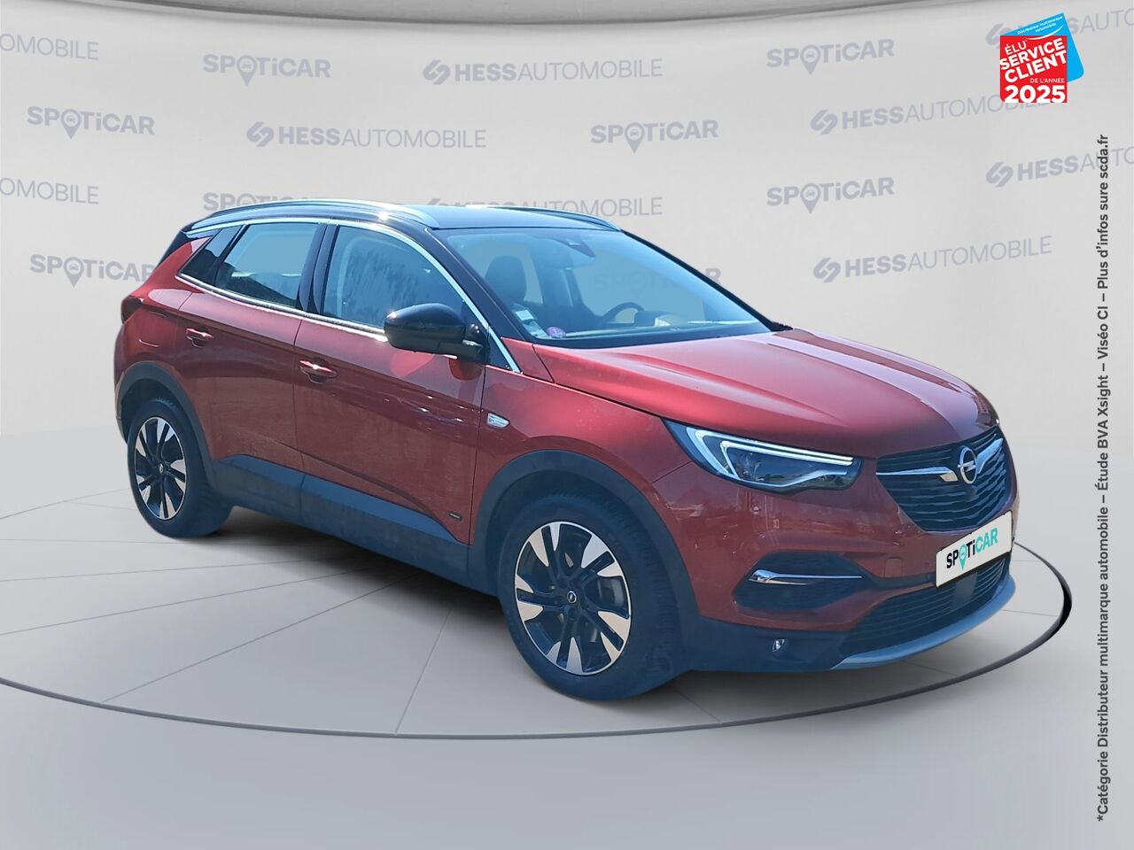 Véhicule d'occasion OPEL GRANDLAND 1.6 TURBO 225CH HYBRIDE ELEGANCE BUSINESS MY23 chez HESS Automobile