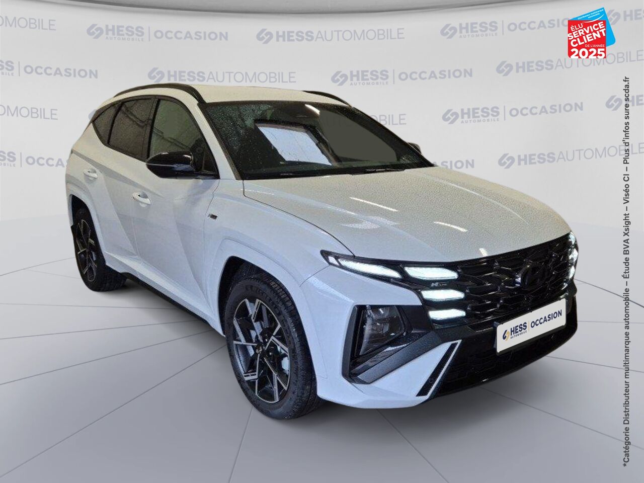 Véhicule d'occasion HYUNDAI TUCSON 1.6 T-GDI 215CH HYBRID N LINE CREATIVE chez Fiat Mulhouse