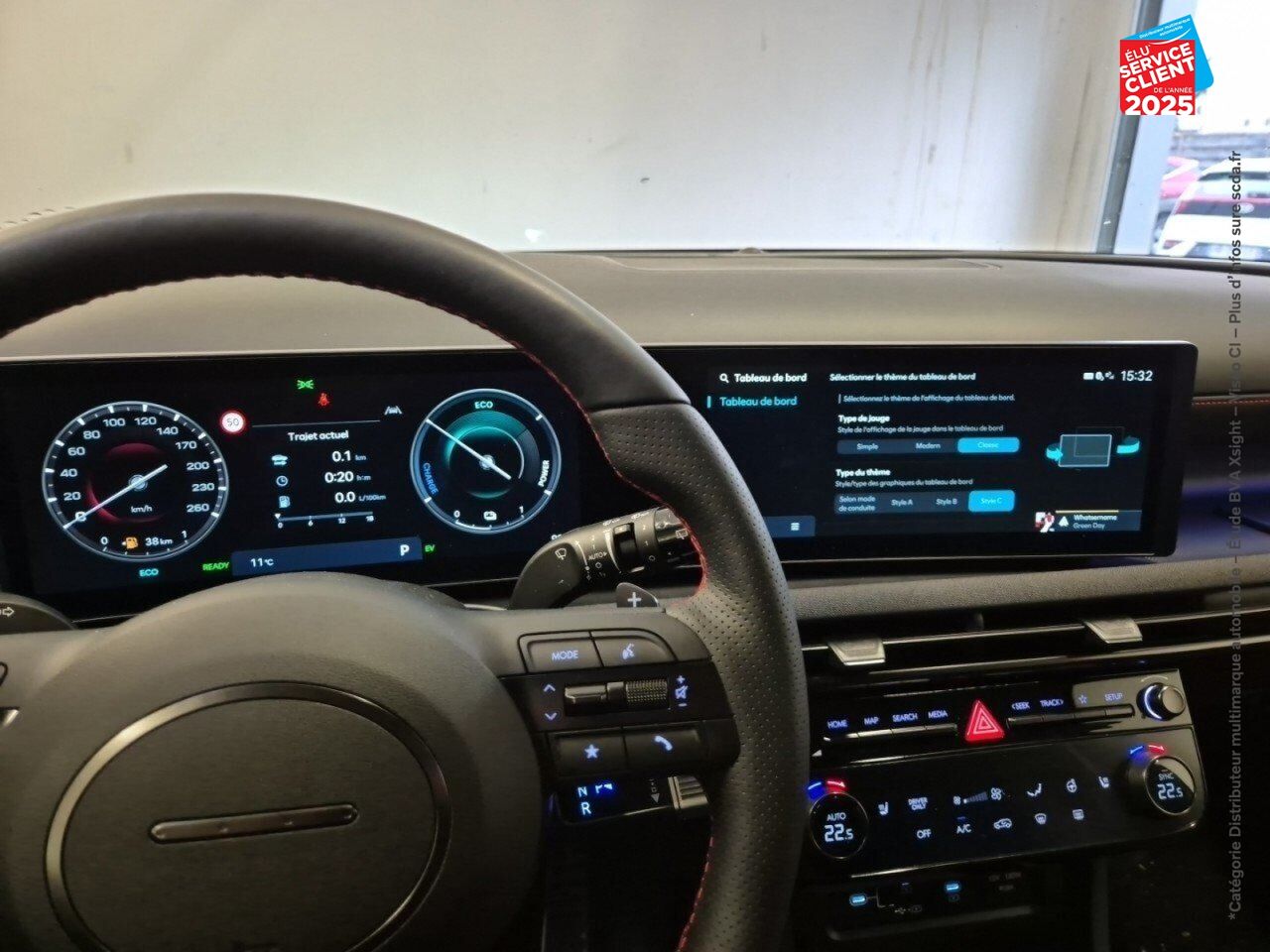 Véhicule d'occasion HYUNDAI TUCSON 1.6 T-GDI 215CH HYBRID N LINE CREATIVE chez Fiat Mulhouse