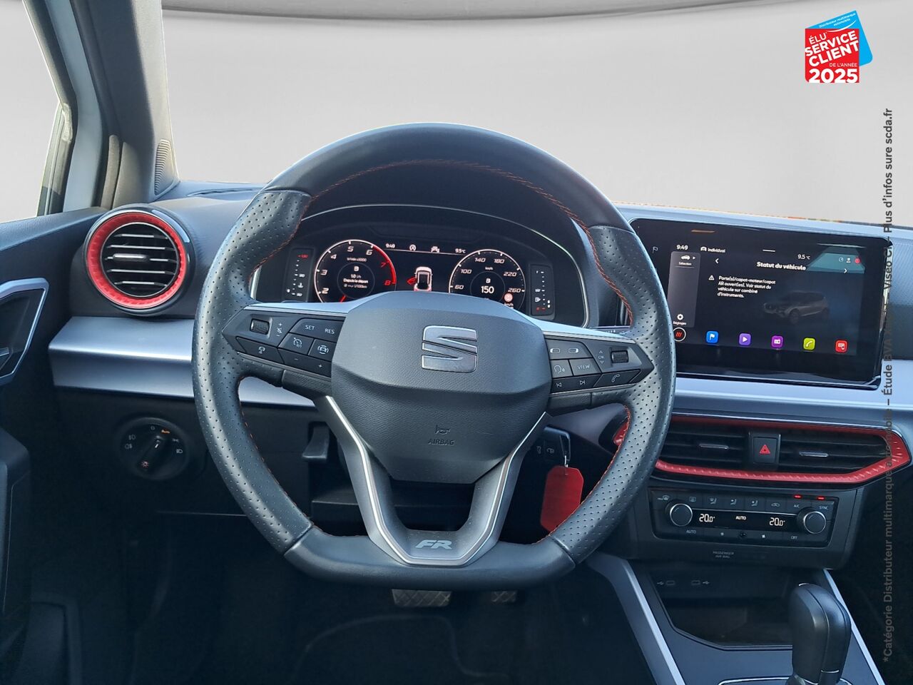 Véhicule d'occasion SEAT ARONA 1.5 TSI 150CH ACT START/STOP FR DSG EURO6DT GPS CAMERA CARPLAY chez Toyota Thionville