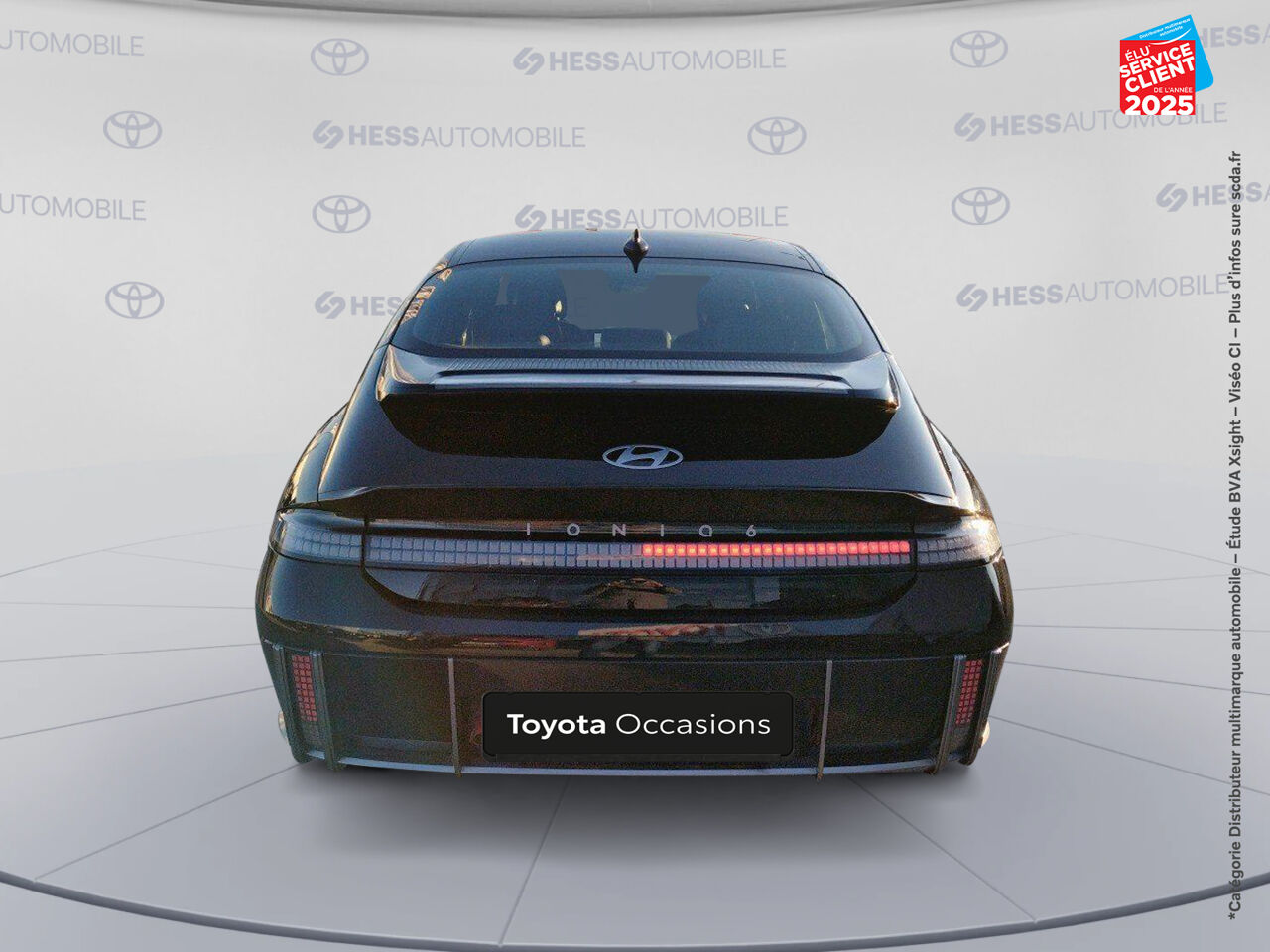 Véhicule d'occasion HYUNDAI IONIQ 6 77 KWH - 229CH INTUITIVE CAMERA CARPLAY chez Hyundai Reims