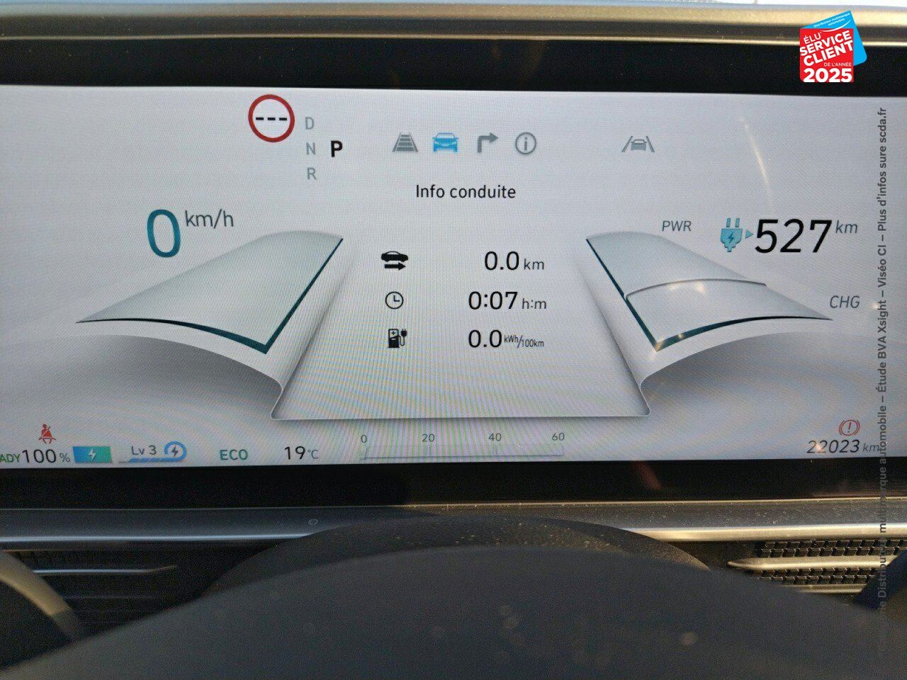 Véhicule d'occasion HYUNDAI IONIQ 6 77 KWH - 229CH INTUITIVE CAMERA CARPLAY chez Hyundai Reims
