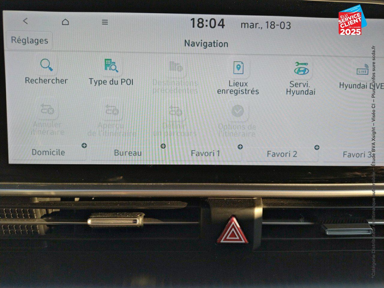 Véhicule d'occasion HYUNDAI IONIQ 6 77 KWH - 229CH INTUITIVE CAMERA CARPLAY chez Hyundai Reims
