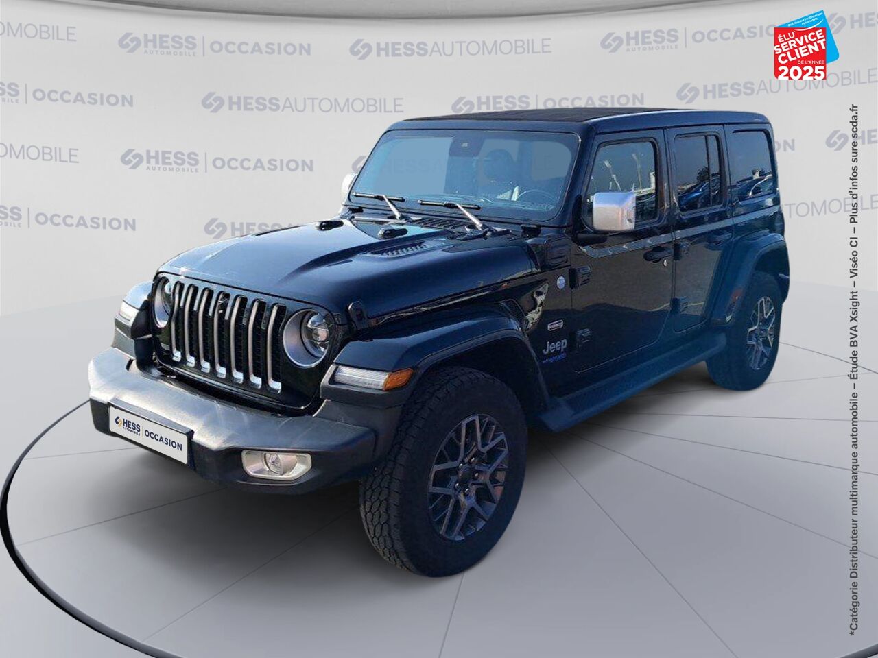 Véhicule d'occasion JEEP WRANGLER UNLIMITED 2.0 T 380CH 4XE OVERLAND COMMAND-TRAC MY22 chez Renault Sélestat