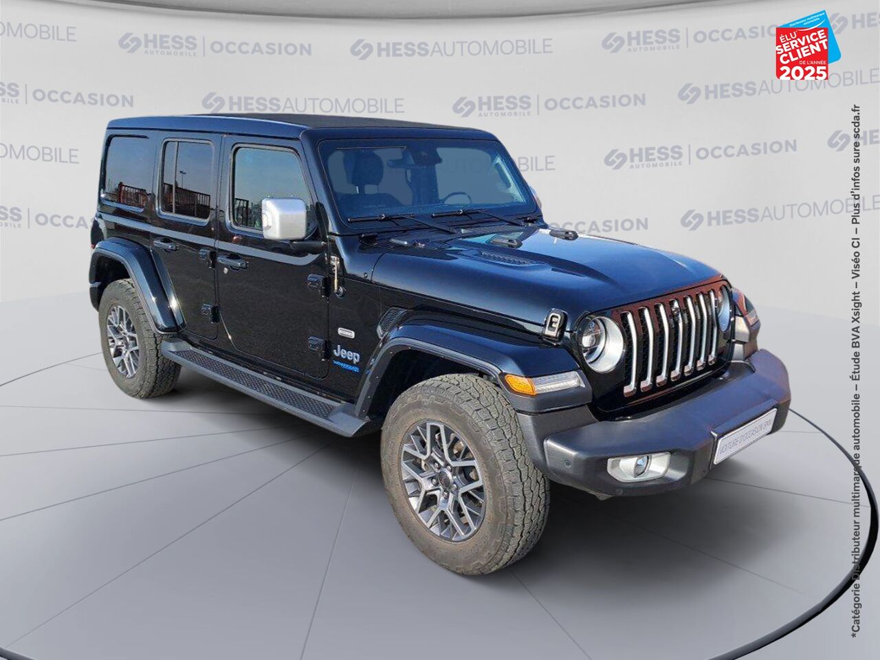 Véhicule d'occasion JEEP WRANGLER UNLIMITED 2.0 T 380CH 4XE OVERLAND COMMAND-TRAC MY22 chez Renault Sélestat