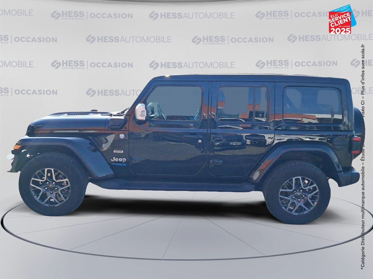 Véhicule d'occasion JEEP WRANGLER UNLIMITED 2.0 T 380CH 4XE OVERLAND COMMAND-TRAC MY22 chez Renault Sélestat